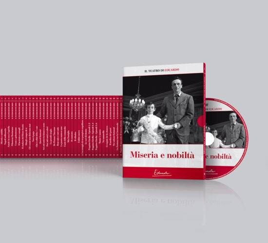 Il Teatro di Eduardo - packshot del packaging della collana DVD composta da 35 commedie opera intera Eduardo De Filippo